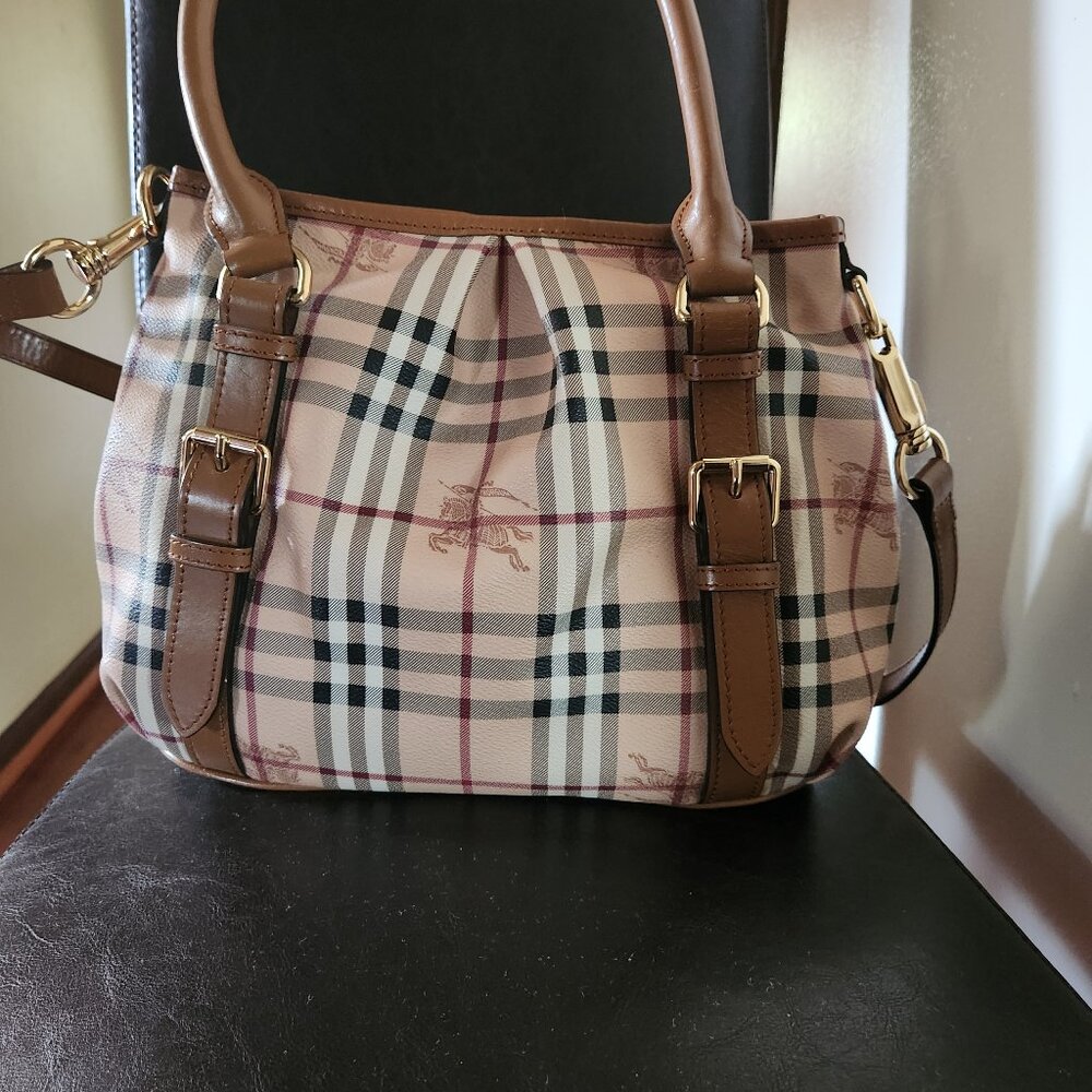 Vintage Burberry small Northfield  tote with unattached tag
